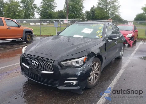 2015 Infiniti Q50 z USA, uszkodzony, nr VIN JN1BV7AR8FM406242
